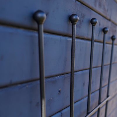 Modernes Rankgitter Tarent aus Metall in pulverbeschichtet anthrazit