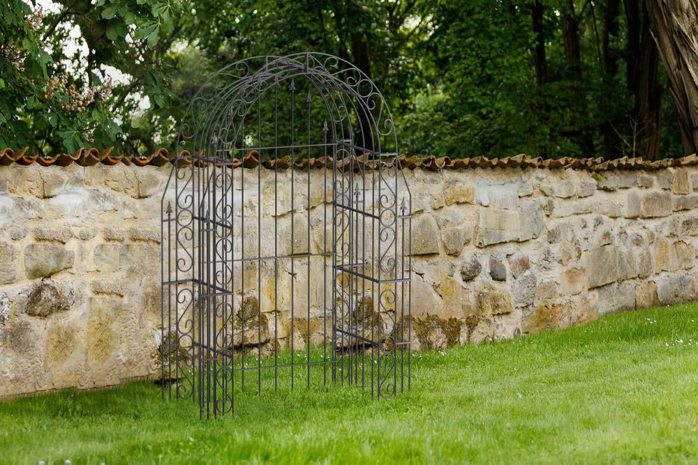 Rosenbogen Calabria mit Rückwand Rosenbogen Calabria mit Rückwand