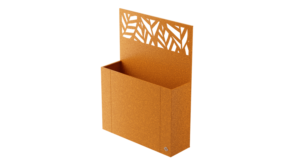 Hochbeet Manarola mit Sichtschutz Cortenstahl Hochbeet Manarola mit Sichtschutz Cortenstahl