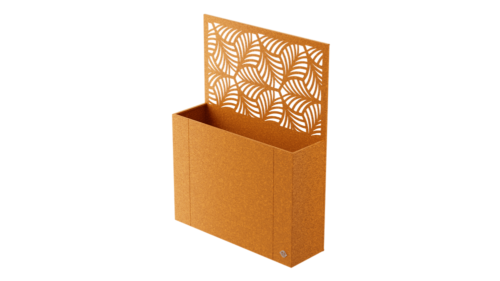 Hochbeet Manarola mit Sichtschutz Cortenstahl Hochbeet Manarola mit Sichtschutz Cortenstahl