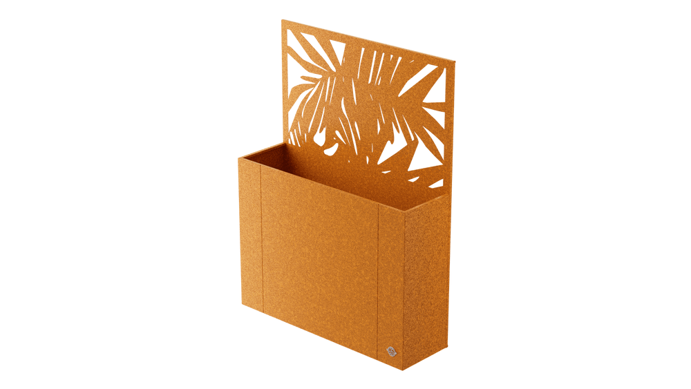 Hochbeet Manarola mit Sichtschutz Cortenstahl Hochbeet Manarola mit Sichtschutz Cortenstahl