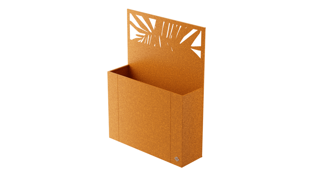 Hochbeet Manarola mit Sichtschutz Cortenstahl Hochbeet Manarola mit Sichtschutz Cortenstahl