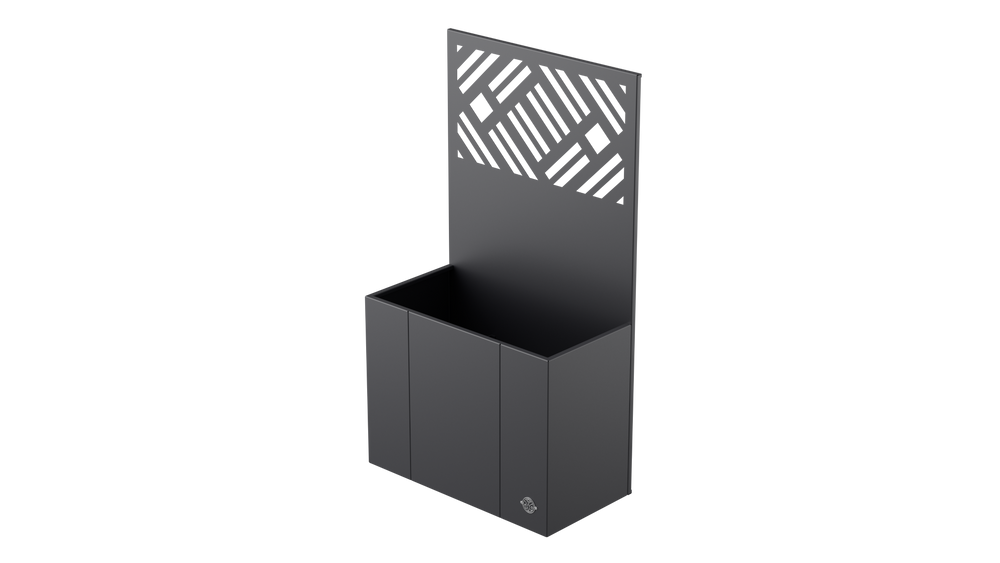 Hochbeet Monterosso mit Sichtschutz Metall Hochbeet Monterosso mit Sichtschutz Metall