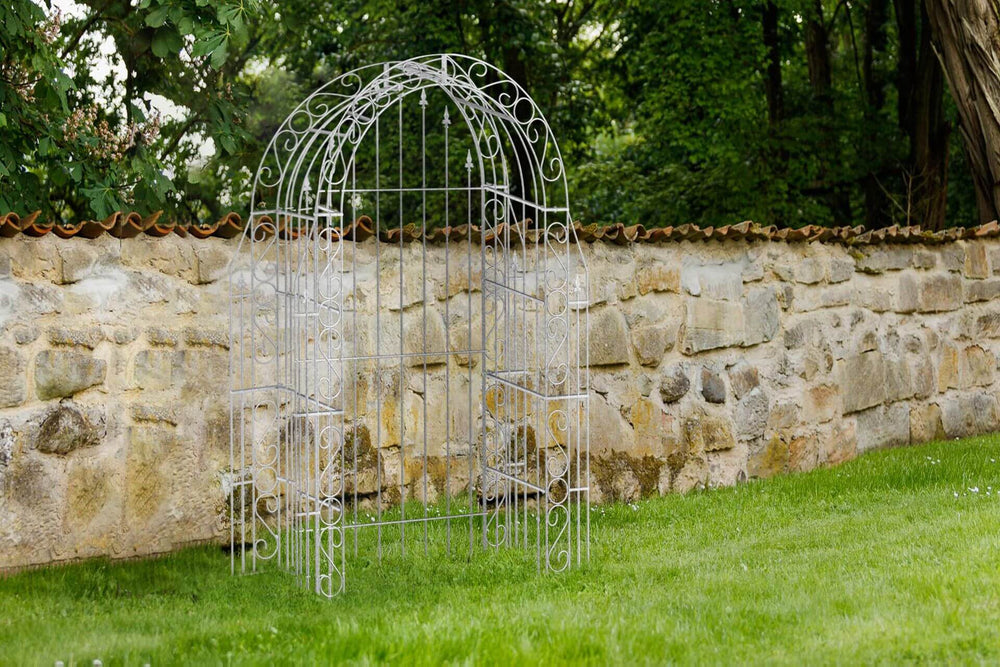 Rosenbogen Calabria mit Rückwand Rosenbogen Calabria mit Rückwand