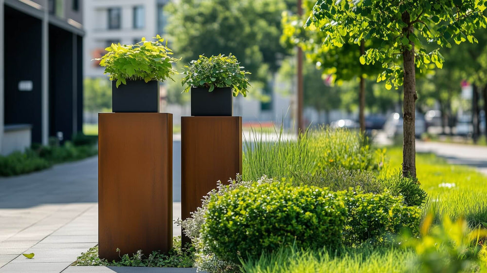 Metallsäule Trapani 80 cm Metallsäule Trapani 80 cm