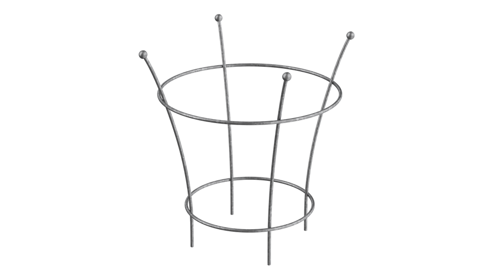 Pflanzstütze Grosetto in feuerverzinkt als 3D-Modell Pflanzstütze Grosetto in feuerverzinkt als 3D-Modell