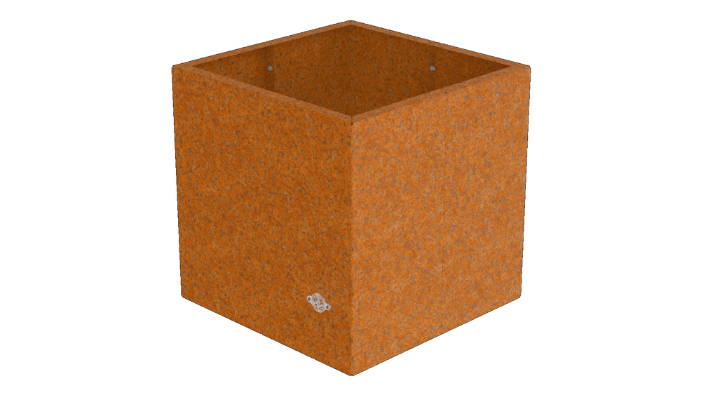 Pflanzkübel Vernazza 40x40x40 cm aus Cortenstahl als 3D-Modell Pflanzkübel Vernazza 40x40x40 cm aus Cortenstahl als 3D-Modell