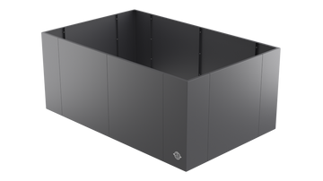 Hochbeet Monterosso 90x135x68cm als 3D-Modell | Pulverbeschichtet anthrazit