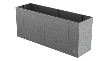 Hochbeet Monterosso 45x135x68cm als 3D-Modell | Feuerverzinkt