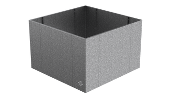 Hochbeet Monterosso 90x90x68cm als 3D-Modell | Feuerverzinkt