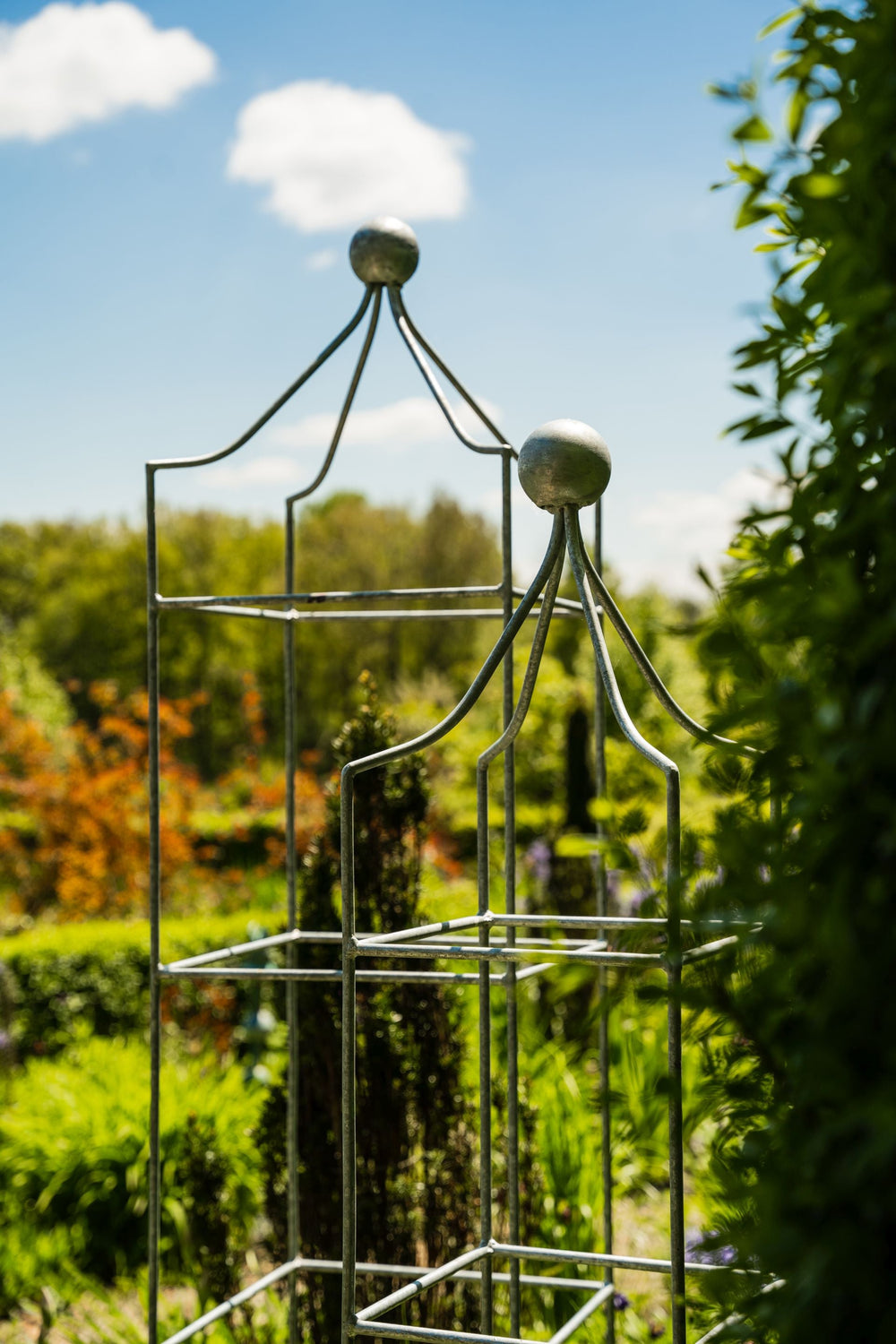 Obeliskenset Catania obere Hälfte im Garten, feuerverzinkt Obeliskenset Catania obere Hälfte im Garten, feuerverzinkt