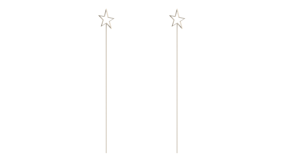 Rankstäbe Tissano im Set in pulverbeschichtet Sonderfarbe RAL 9001 Cremeweiß als 3D-Modell Rankstäbe Tissano im Set in pulverbeschichtet Sonderfarbe RAL 9001 Cremeweiß als 3D-Modell