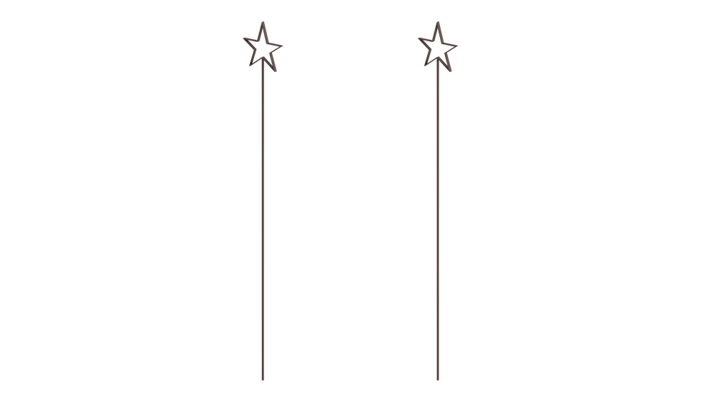 Rankstäbe Tissano im Set in pulverbeschichtet Sonderfarbe RAL 8017 Schokobraun als 3D-Modell Rankstäbe Tissano im Set in pulverbeschichtet Sonderfarbe RAL 8017 Schokobraun als 3D-Modell