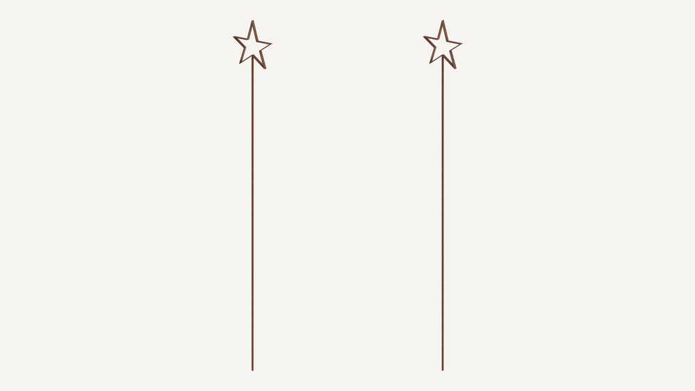 Gartenstecker Tissano im Set in unbeschichtet als 3D-Modell Gartenstecker Tissano im Set in unbeschichtet als 3D-Modell