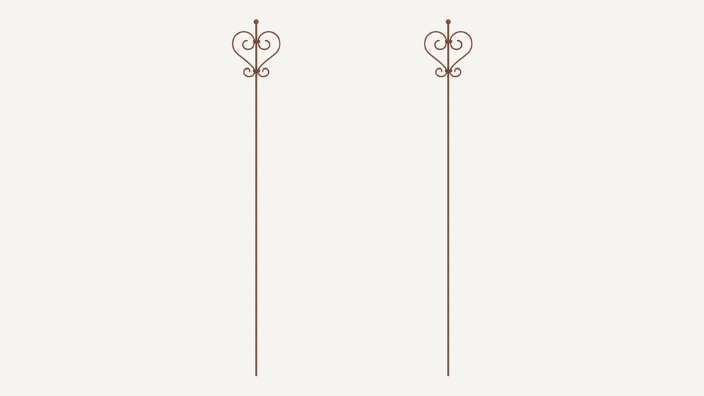 Gartenstecker Treviso im Set in unbeschichtet als 3D-Modell Gartenstecker Treviso im Set in unbeschichtet als 3D-Modell