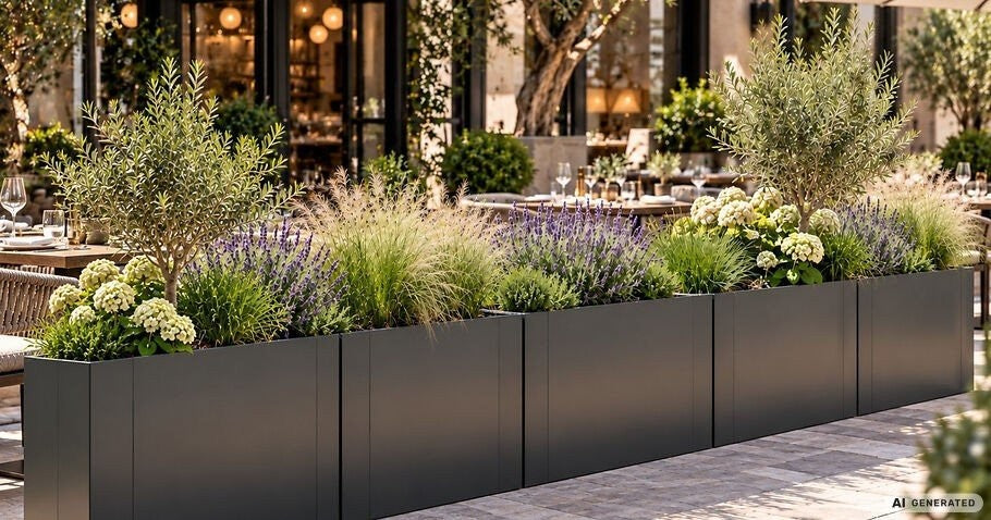 Hochbeet statt Zaun: Terrasse, Grundstück & Garten stilvoll abgrenzen