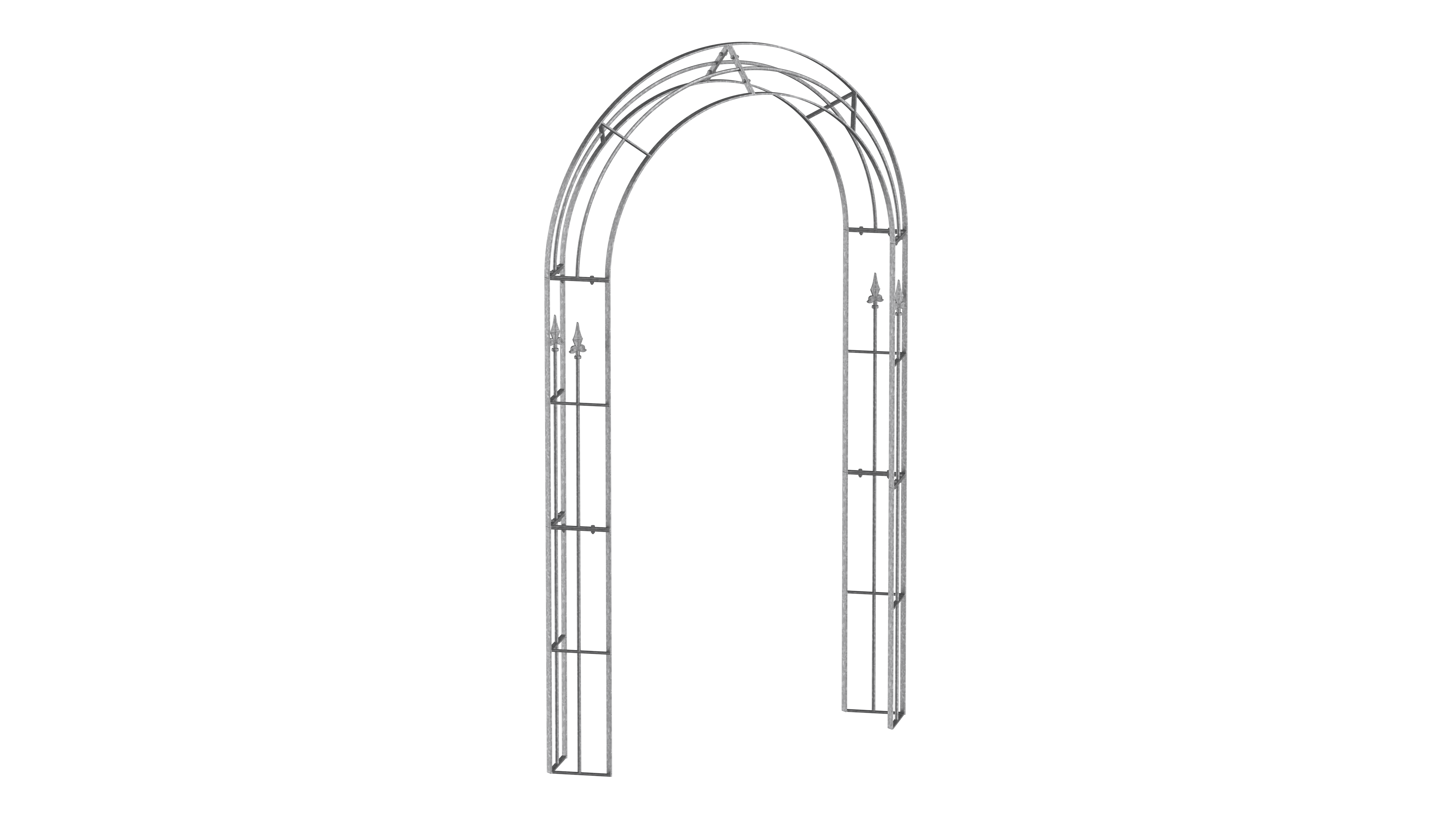 Rosenbogen Cosenza als 3D-Modell | Feuerverzinkt