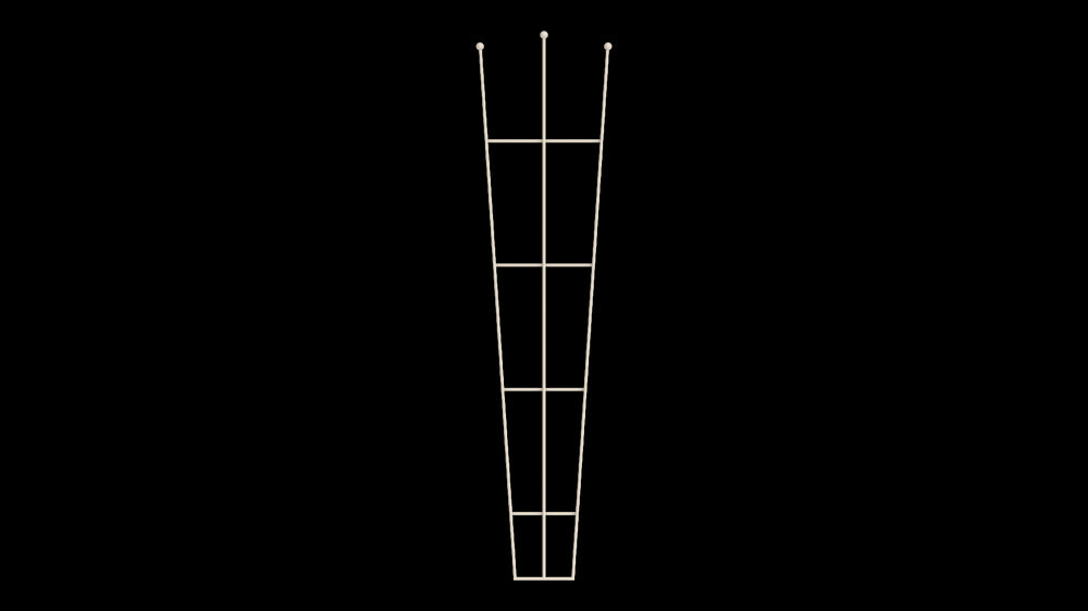 Pulverbeschichtet RAL 9001 Cremeweiß