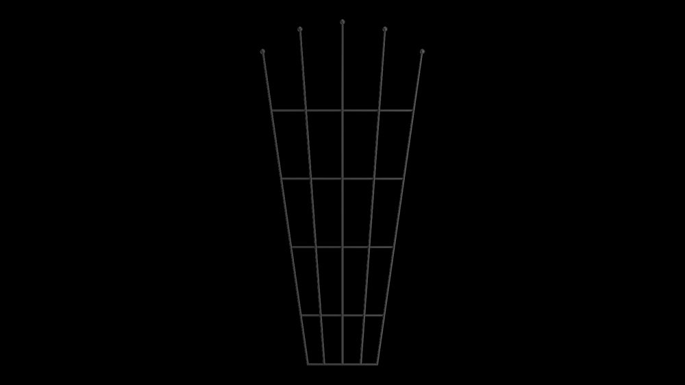 Pulverbeschichtet RAL 9005 Tiefschwarz