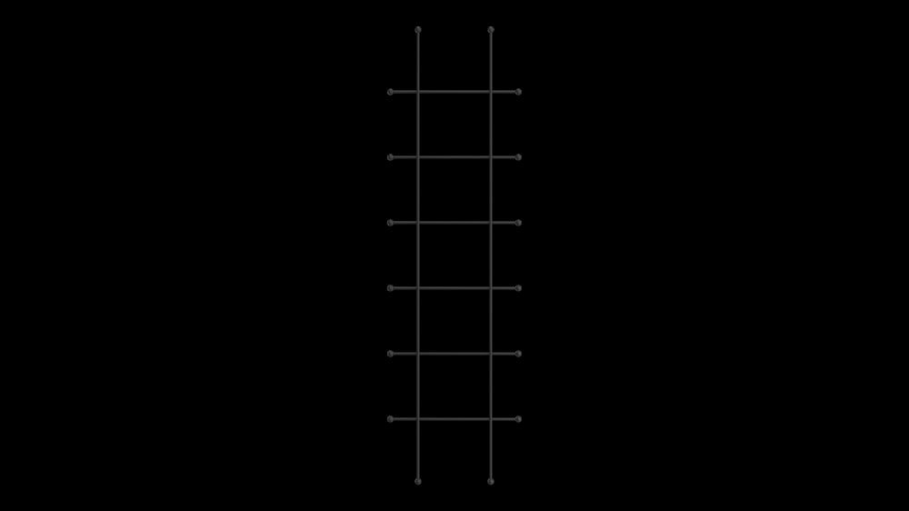 Pulverbeschichtet RAL 9005 Tiefschwarz
